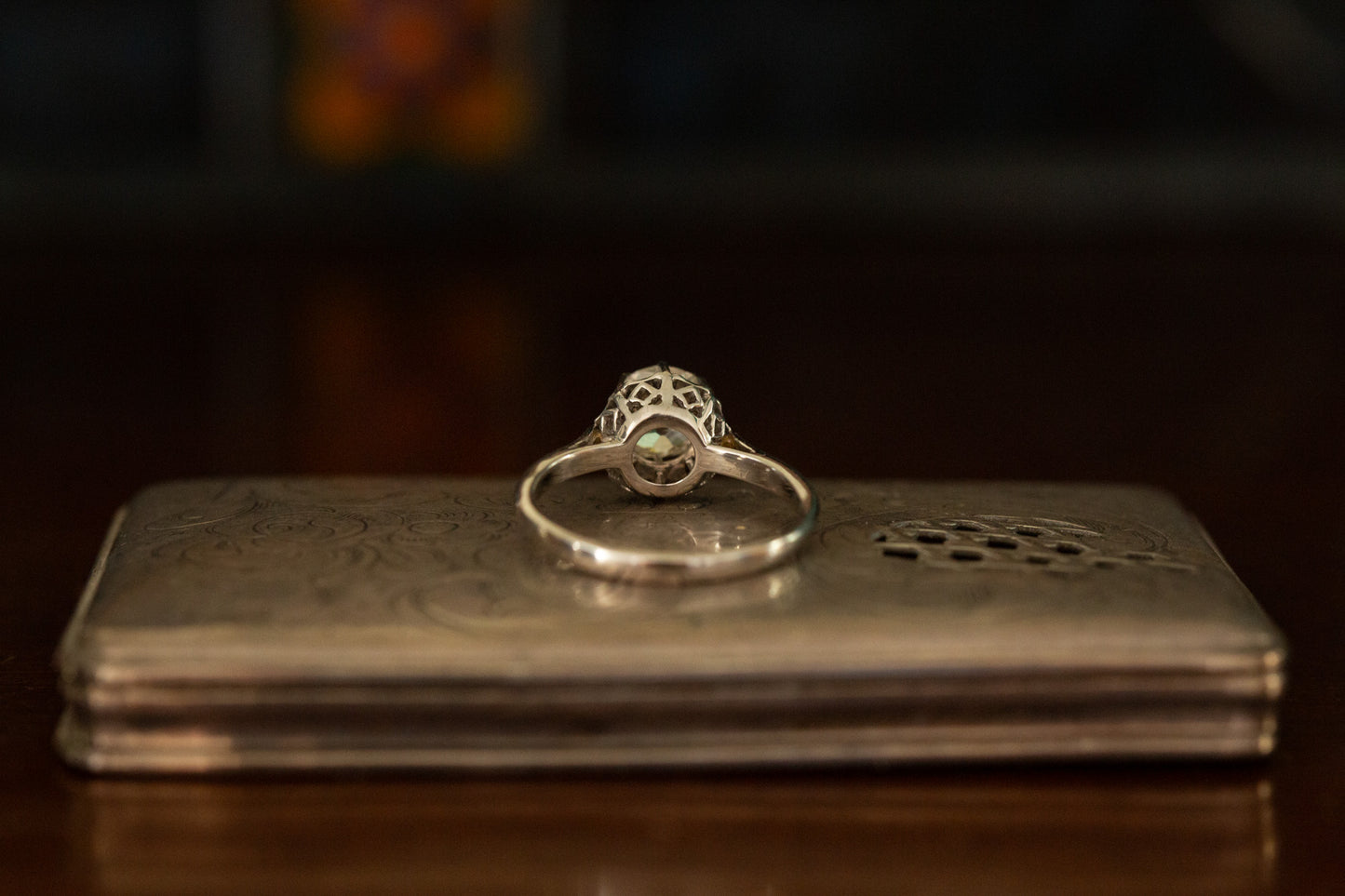 Old Cut Diamond Solitaire Ring