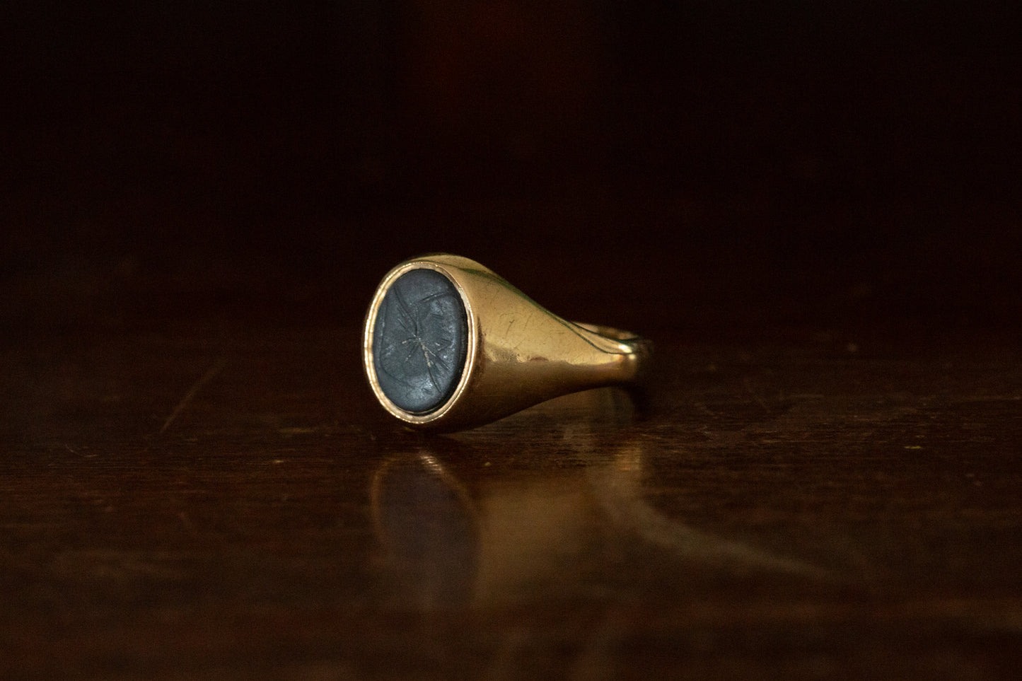 Onyx Intaglio Ring