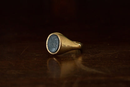 Onyx Intaglio Ring