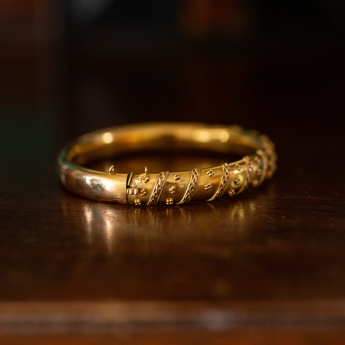 Victorian Hinged Bangle