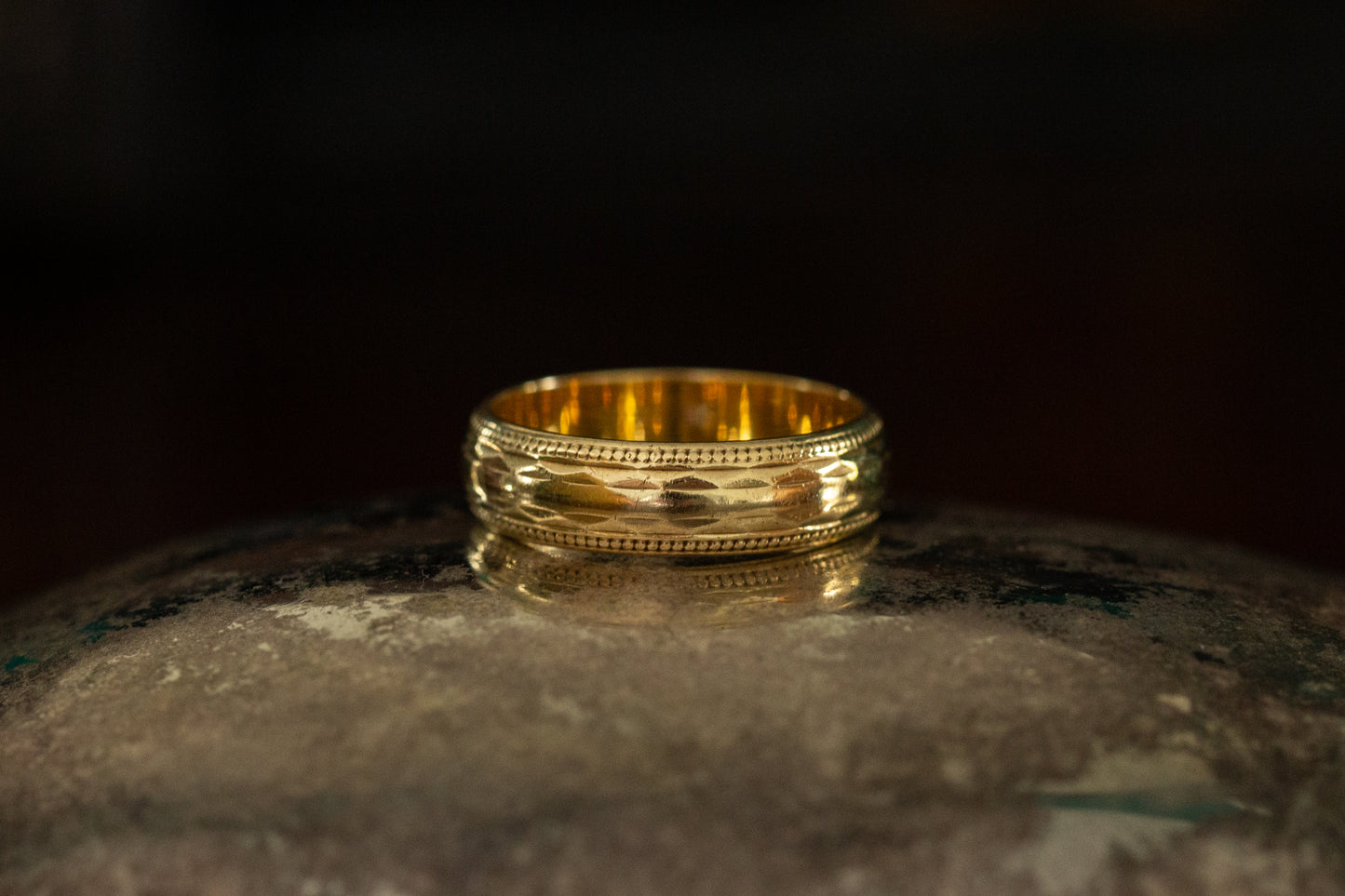 Gold Patterned Band