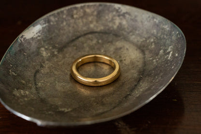 Gold Wedding Band — view 2