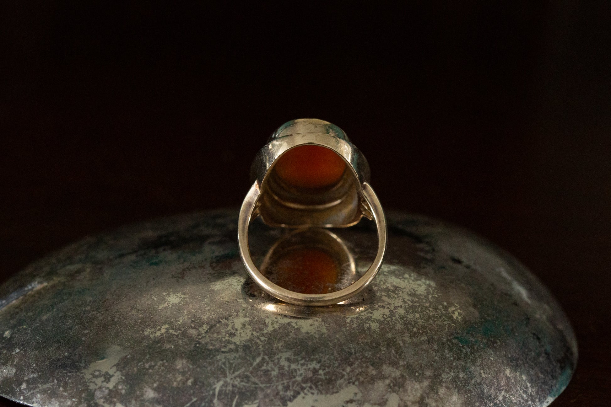 Oval Cameo Ring — view 3
