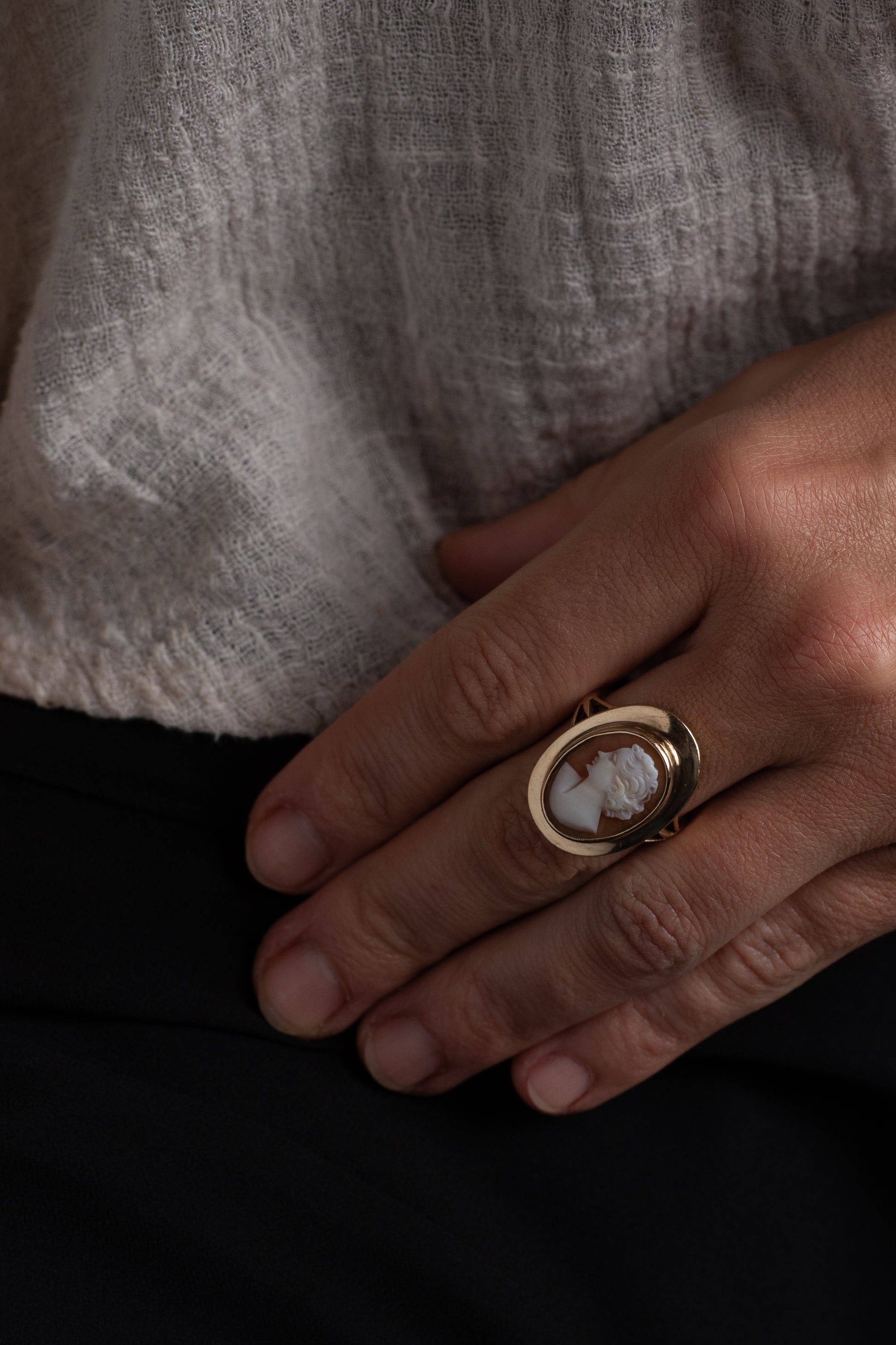Oval Cameo Ring — view 2