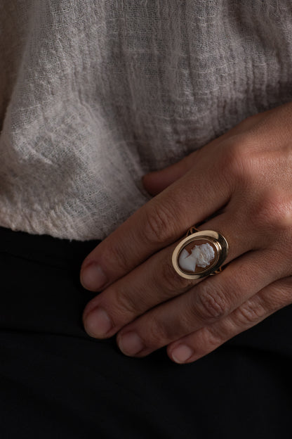 Oval Cameo Ring — view 2