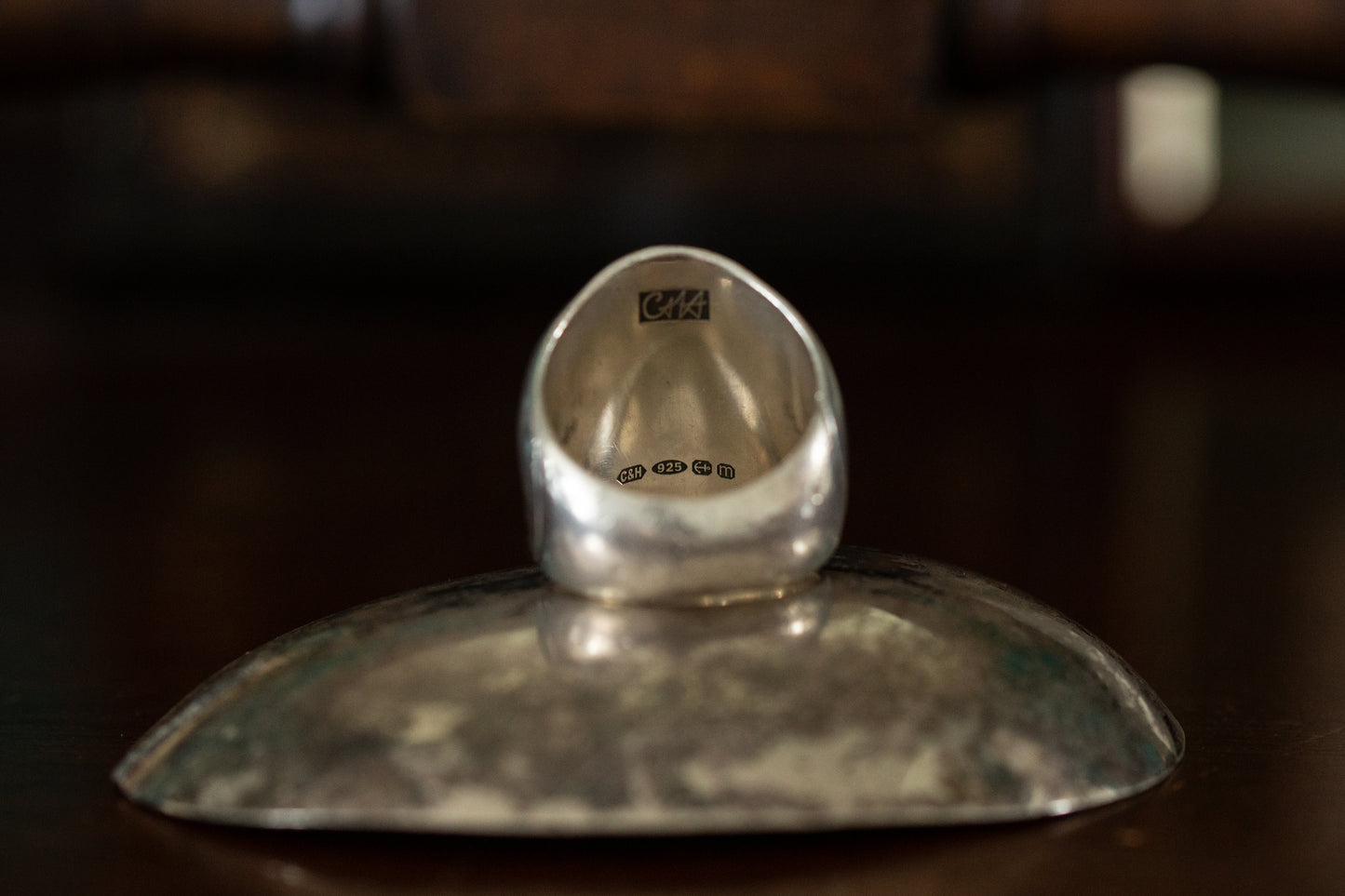 Silver Skull Ring — view 4