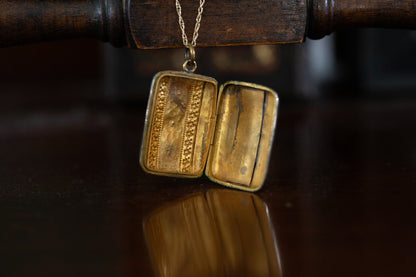 Antique Silver and Gold Plate Locket