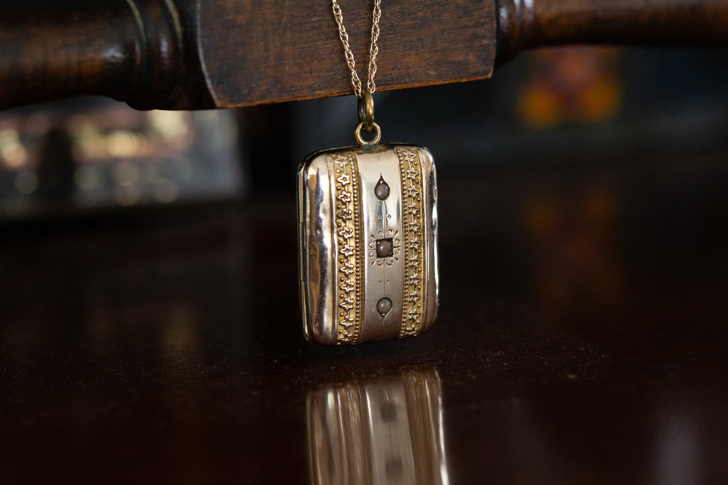Antique Silver and Gold Plate Locket