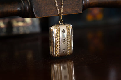 Antique Silver and Gold Plate Locket
