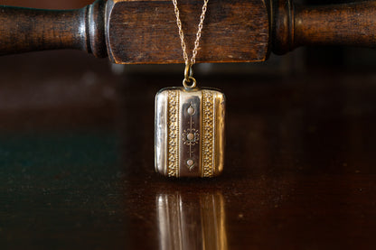 Antique Silver and Gold Plate Locket