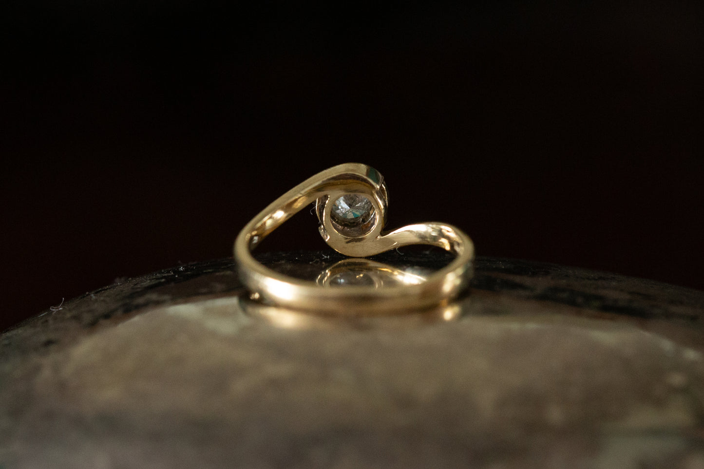 Diamond Solitaire Ring — view 3