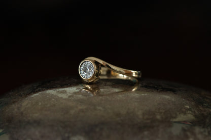 Diamond Solitaire Ring — view 4