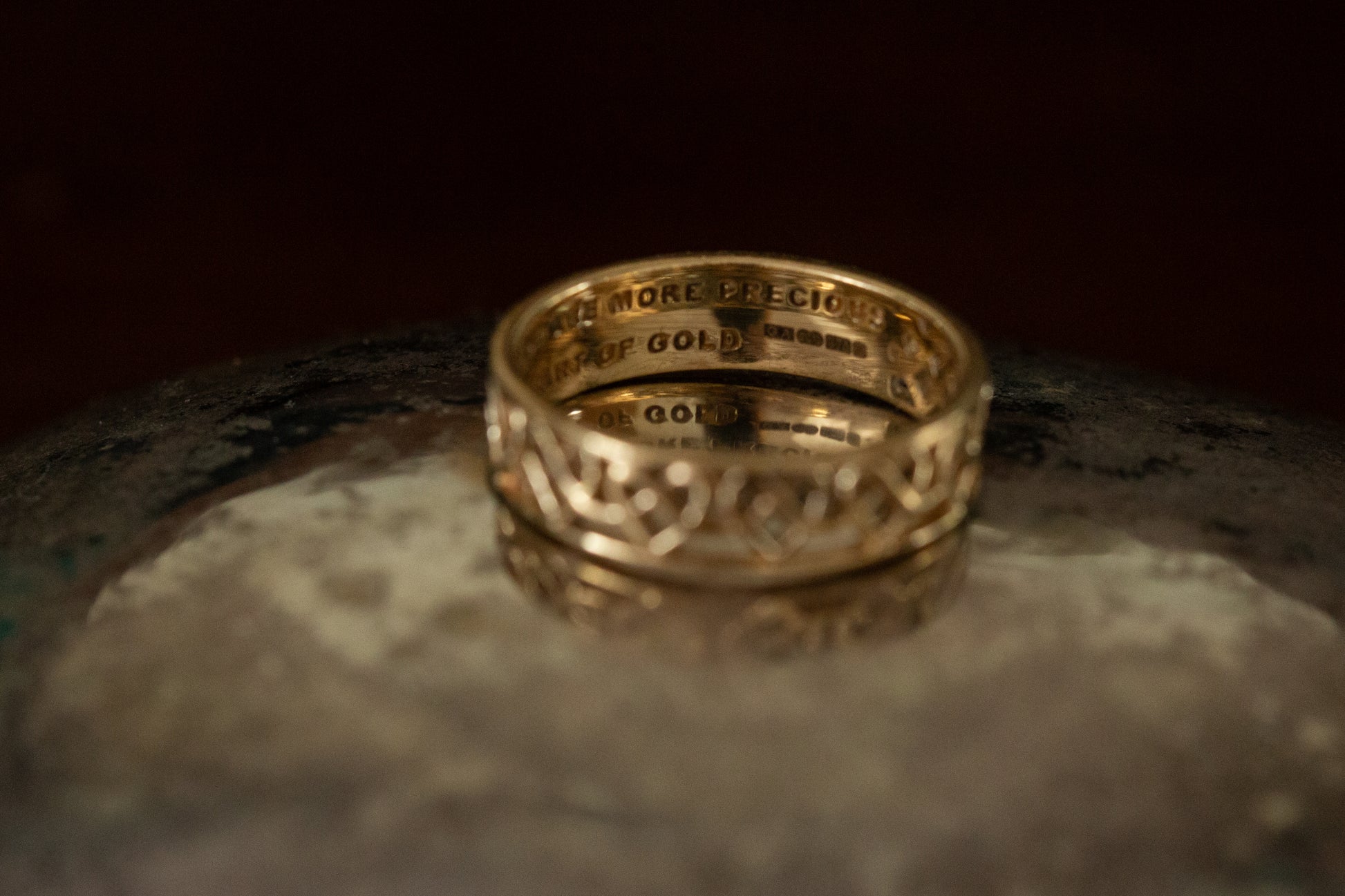 Gold Heart Band — view 5