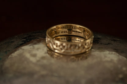 Gold Heart Band — view 5