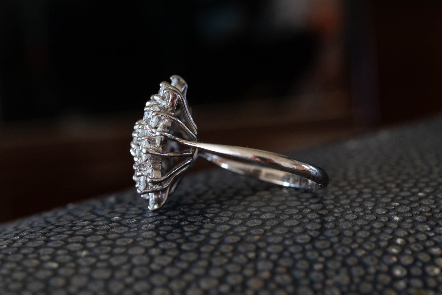 Diamond Cluster Ring — view 3