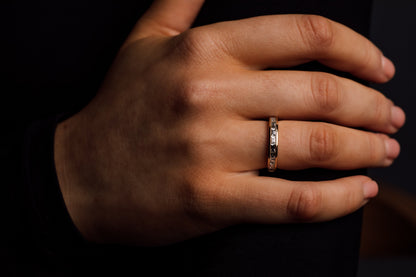 Baguette Cut Diamond Half Eternity Ring — view 8