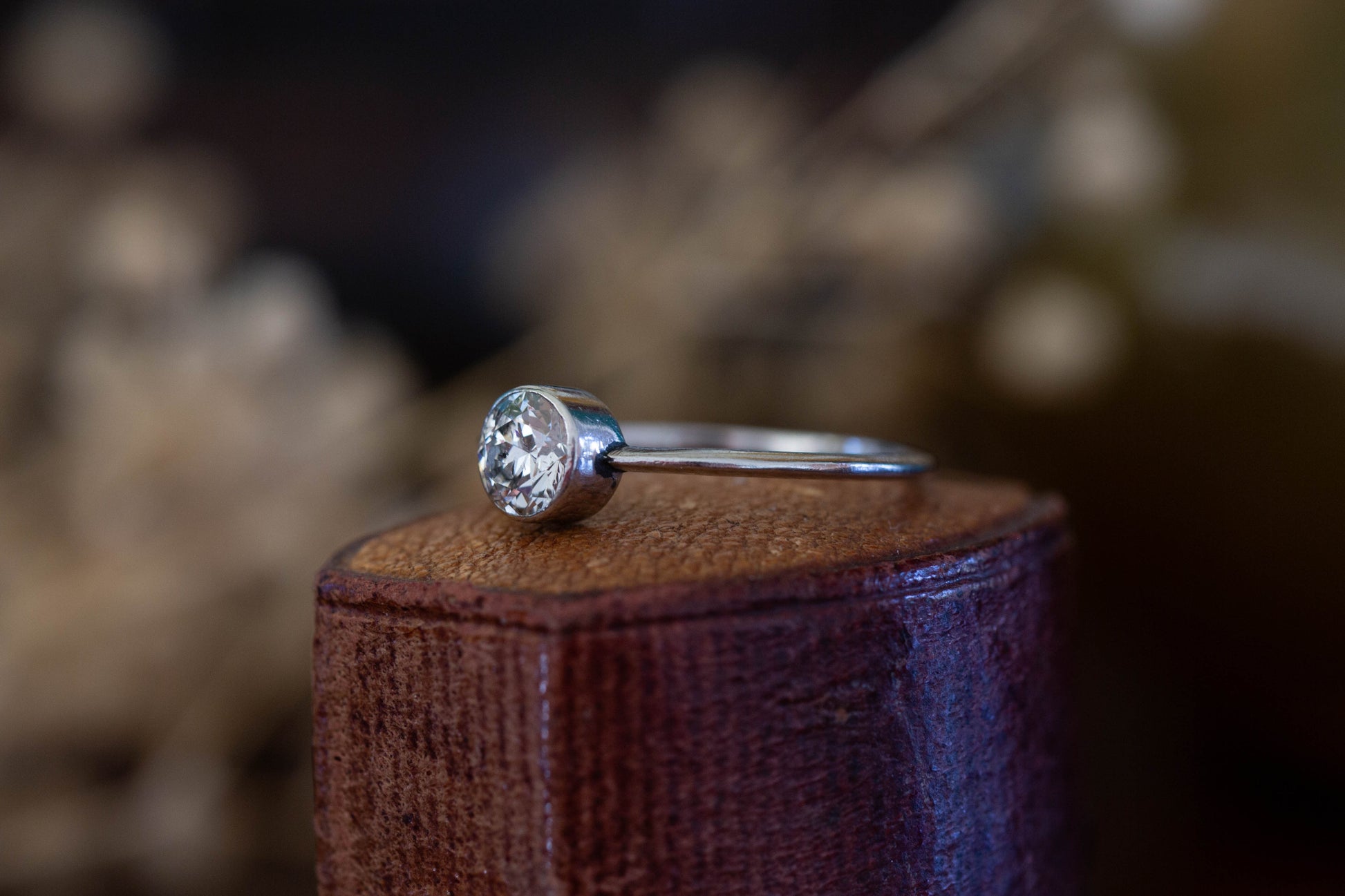 Diamond Solitaire Ring — view 2