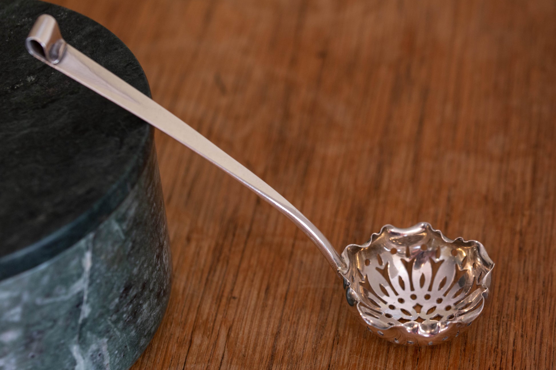 Victorian Solid Silver Sugar Sifter
