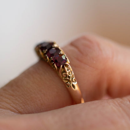 Ruby Five Stone Ring — view 5