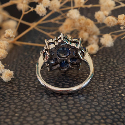 Sapphire Cluster Ring — view 5