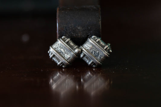 Silver Victorian Bar Brooch