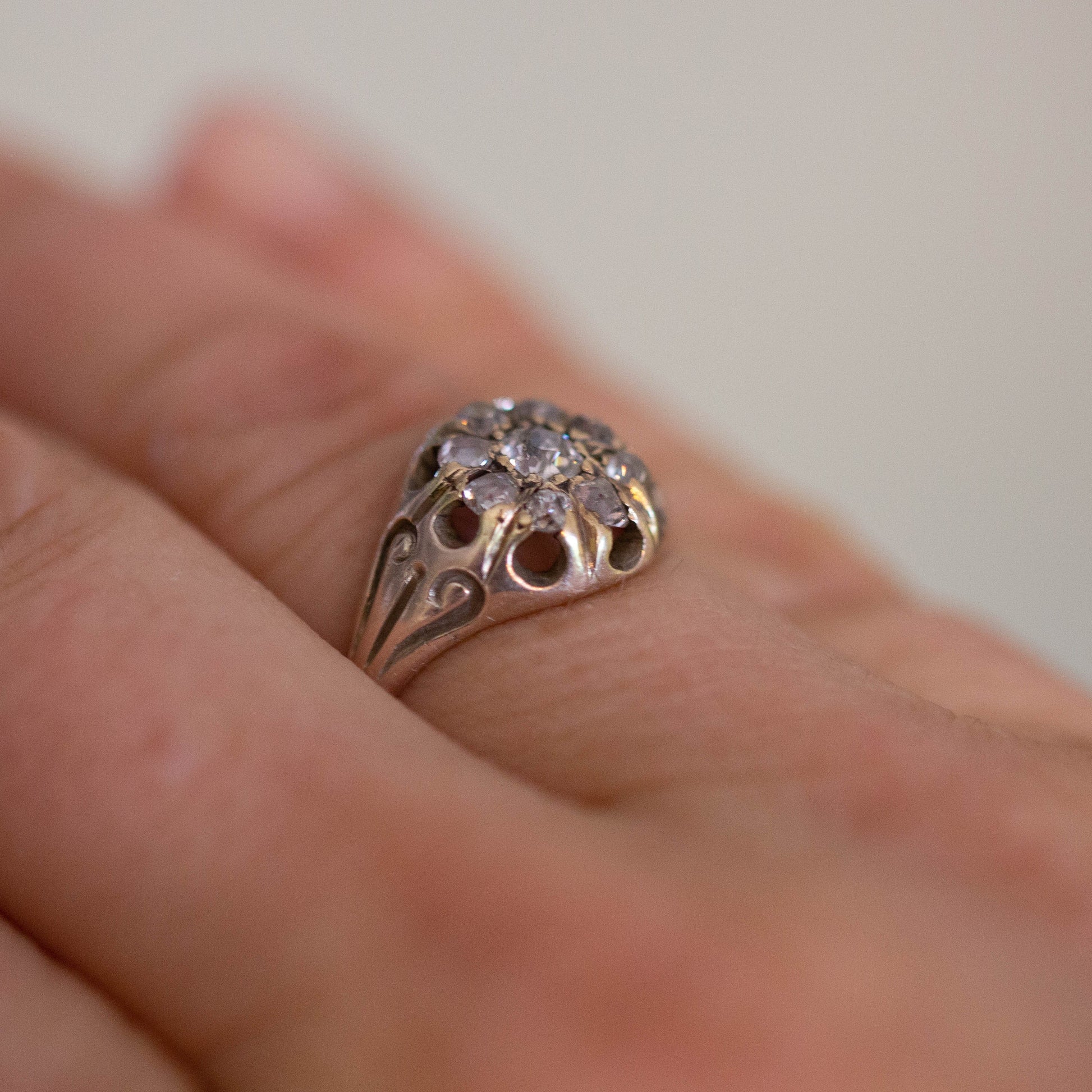 Diamond Cluster Ring — view 5
