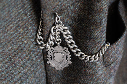 Solid Silver Albert Chain