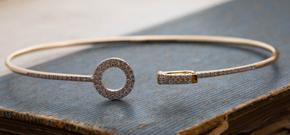 Diamond Set Bangle — view 2