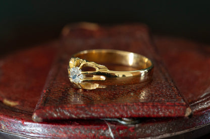Gentleman’s Diamond Solitaire Ring — view 2