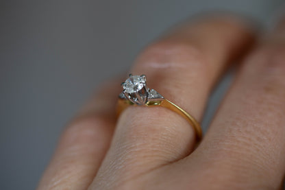 Diamond Solitaire Ring — view 6