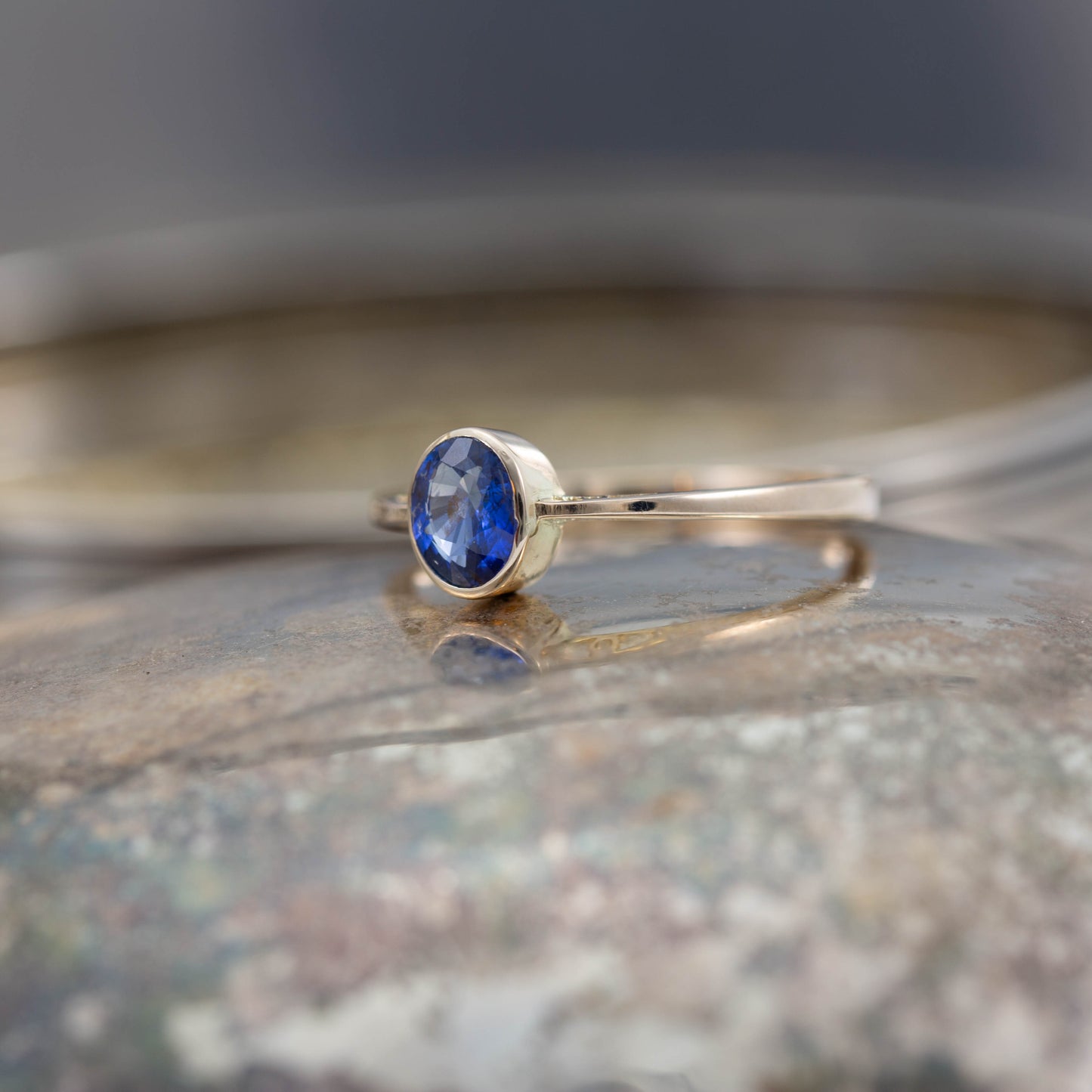 Iolite Solitaire Ring — view 3