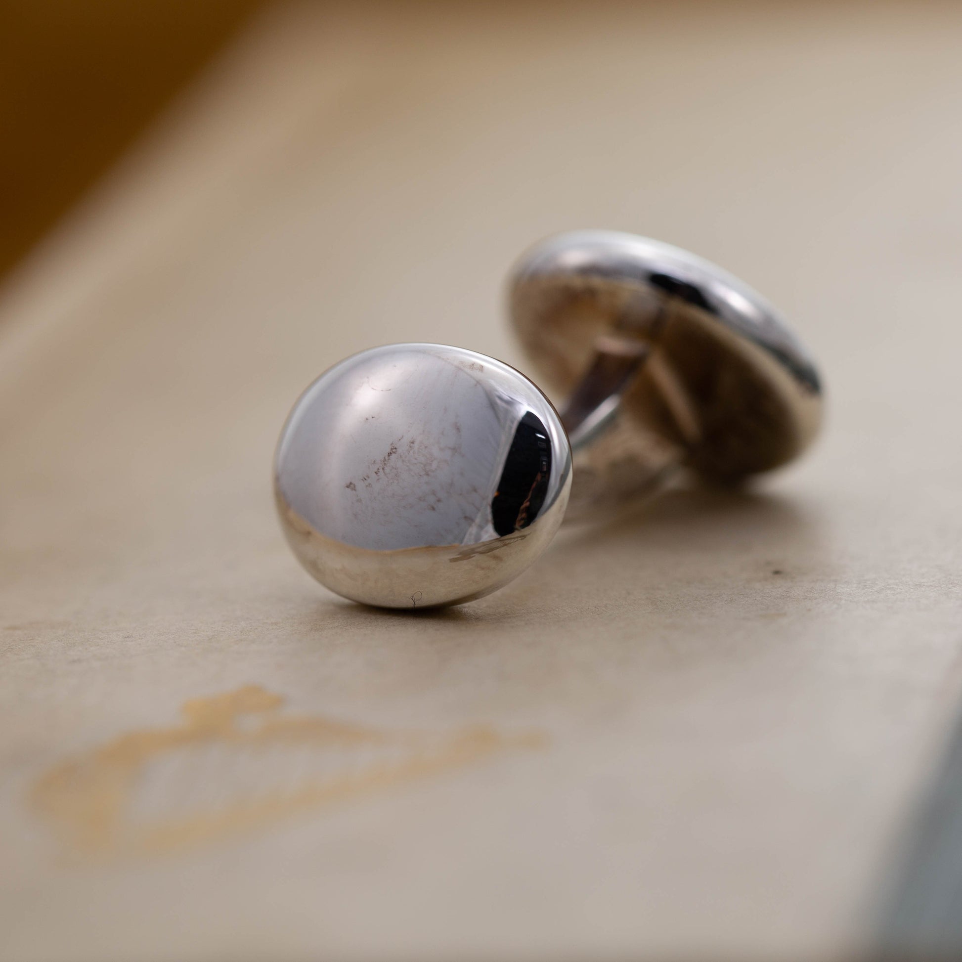 Silver Onyx and Diamond Dress Studs and Cufflinks — view 4