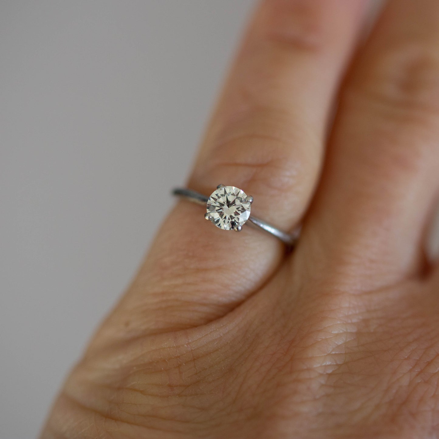 Diamond Solitaire Ring — view 6