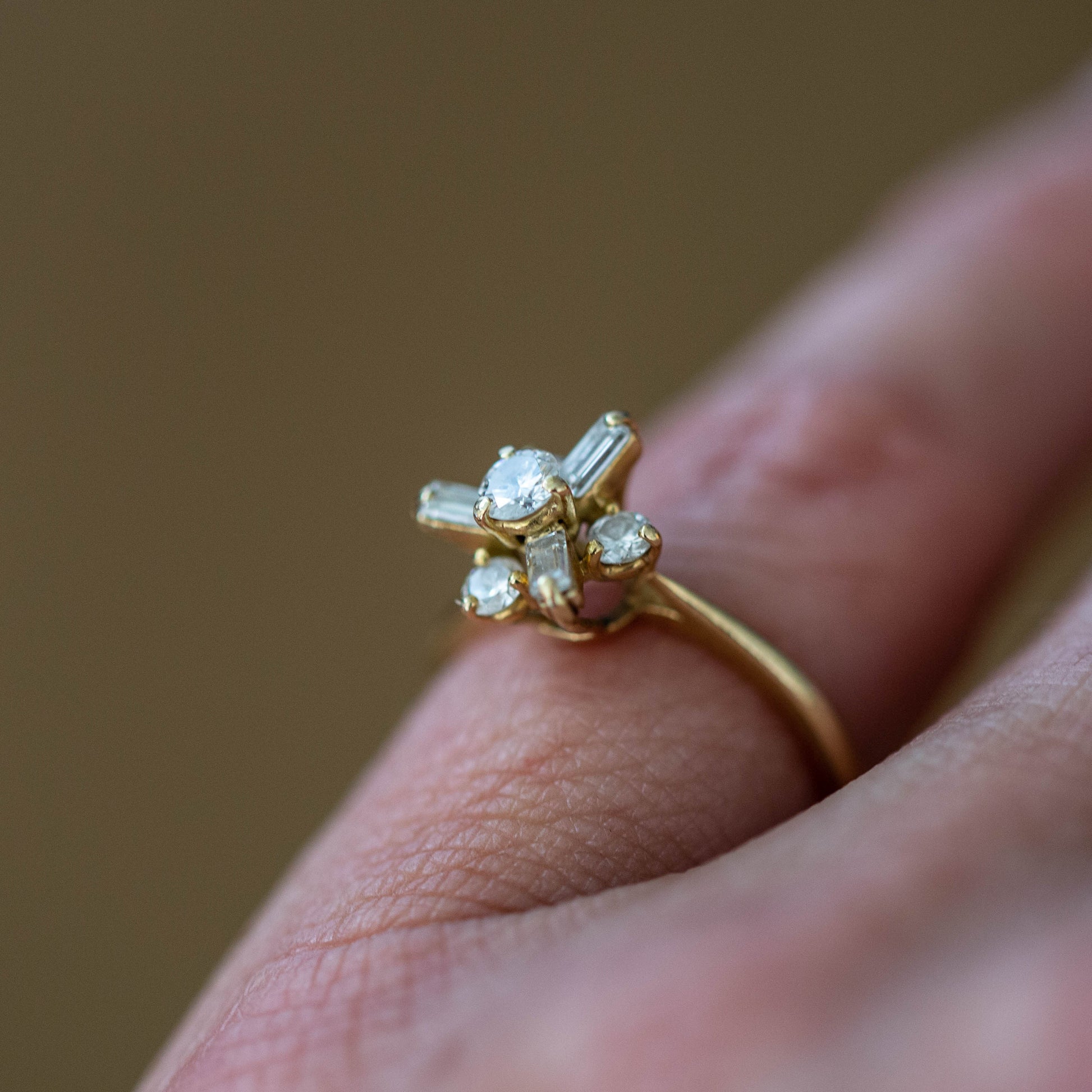 Diamond Cocktail Ring — view 4