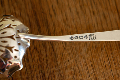Victorian Solid Silver Sugar Sifter — view 4