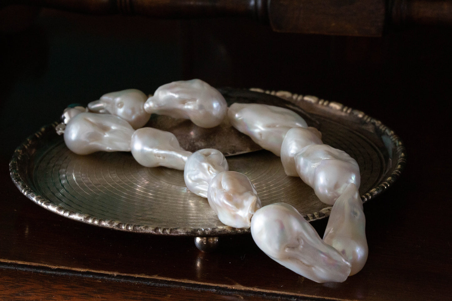 Baroque Pearl Necklace — view 3