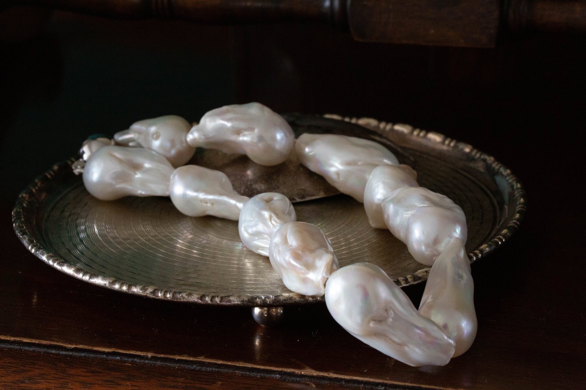 Baroque Pearl Necklace — view 3