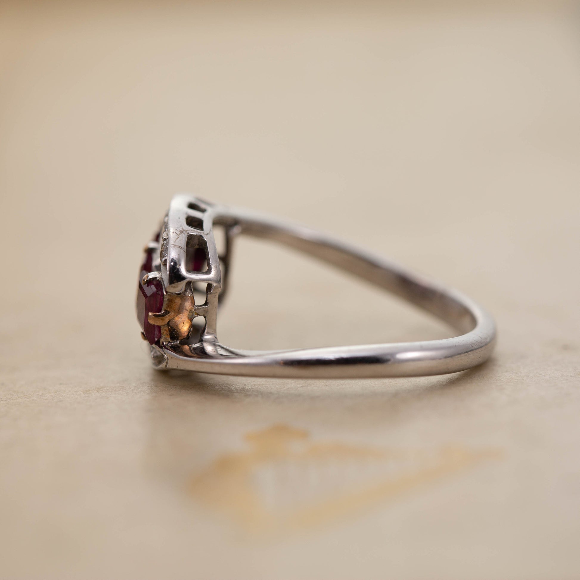 Ruby and Diamond Dress Ring — view 3
