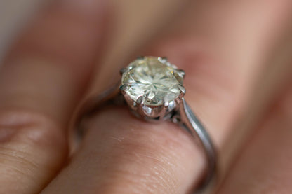 Diamond Solitaire Ring — view 6