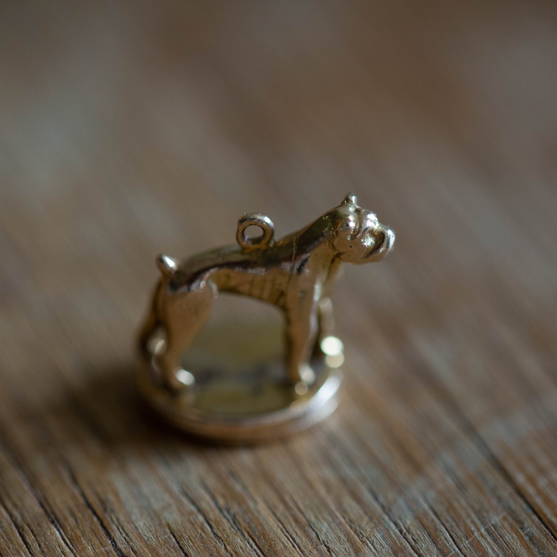 Dog Fob with Onyx Base — view 4