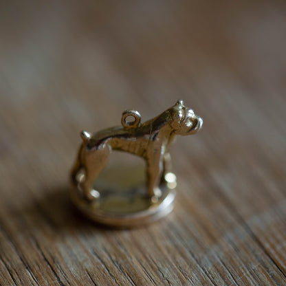 Dog Fob with Onyx Base — view 4