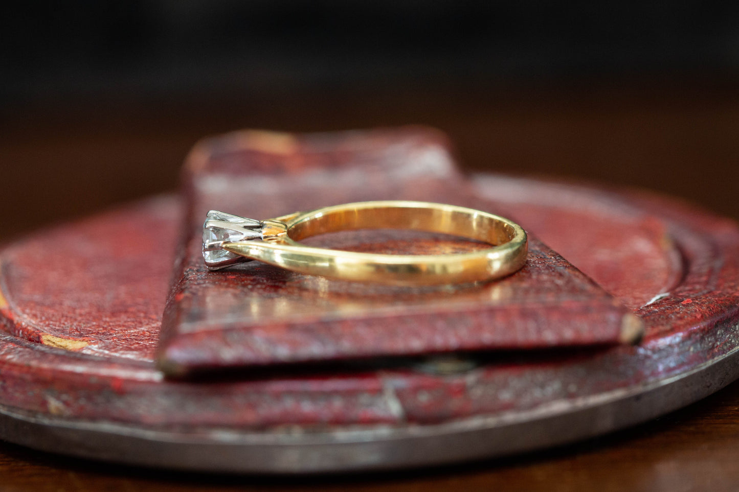 Diamond Solitaire Ring — view 4