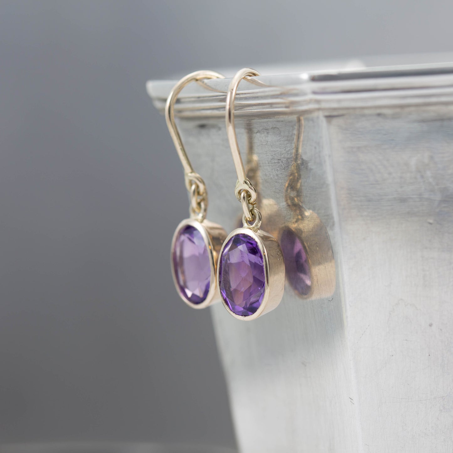 Amethyst Drop Earrings