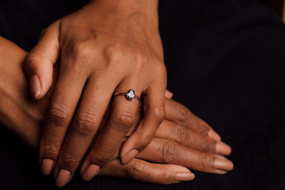 Iolite Solitaire Ring — view 4