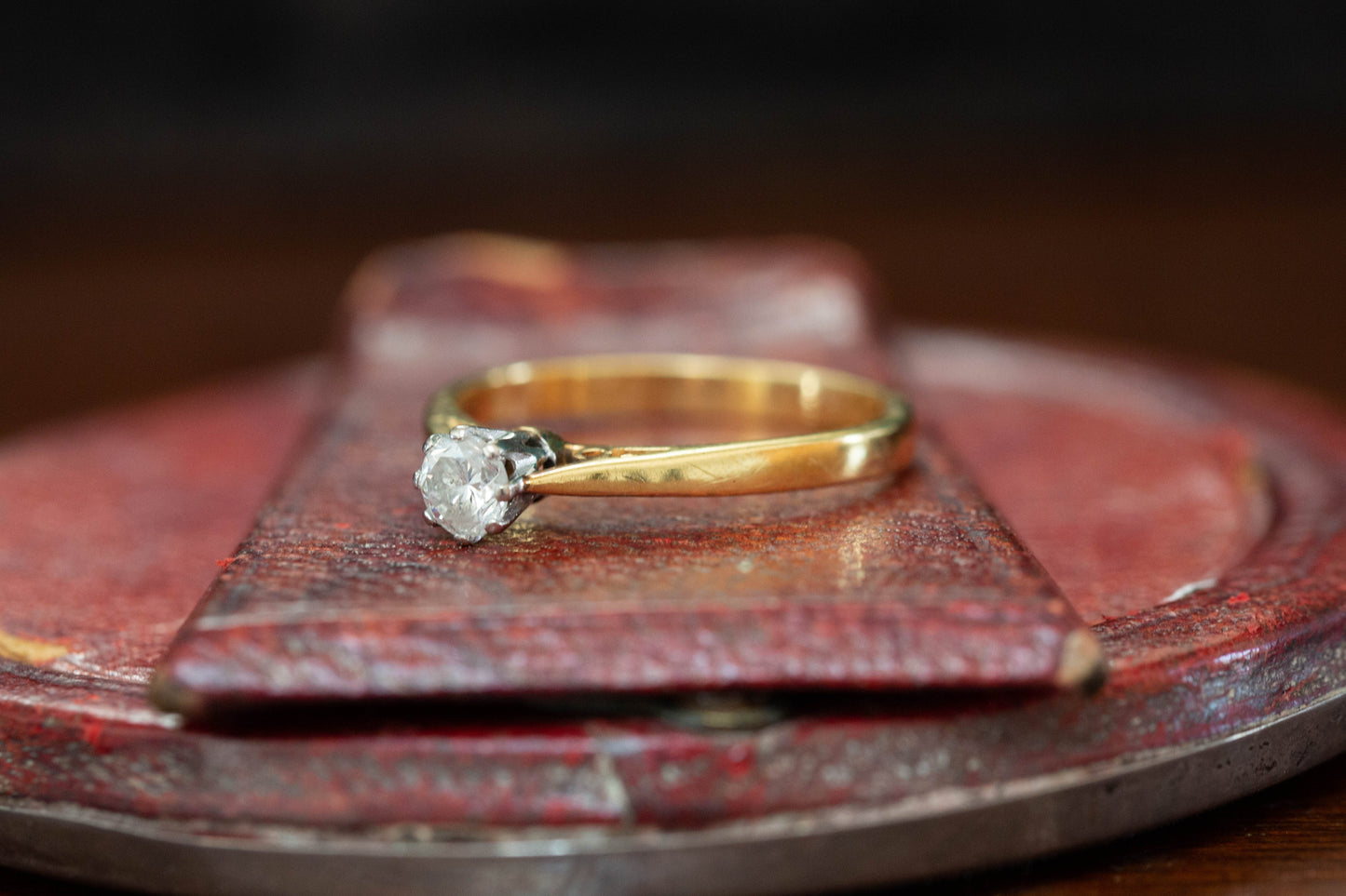 Diamond Solitaire Ring — view 3