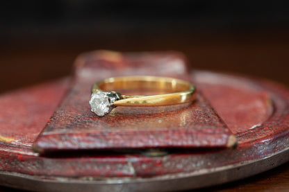 Diamond Solitaire Ring — view 3