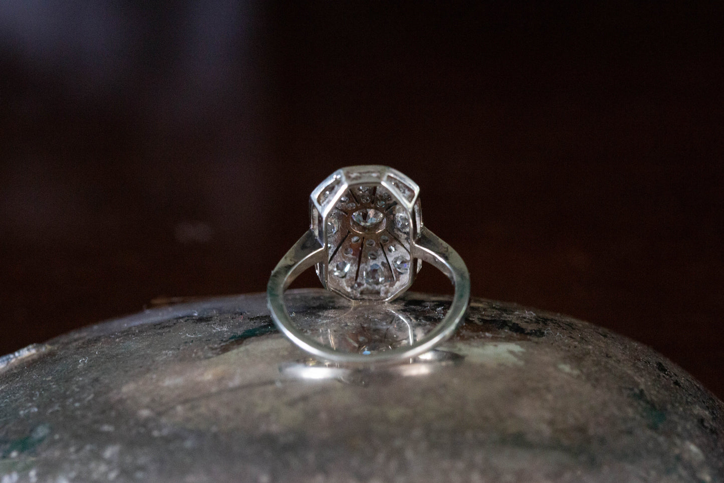 Art Deco Diamond Cocktail Ring