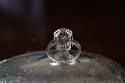 Art Deco Diamond Cocktail Ring
