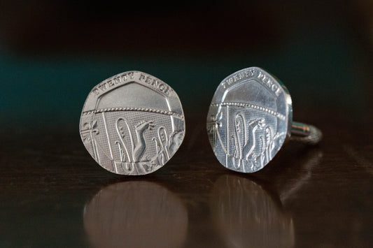 Twenty Pence Piece Cufflinks