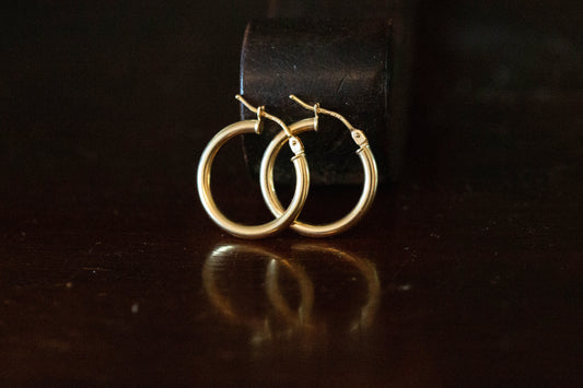 Gold Hoop Earrings